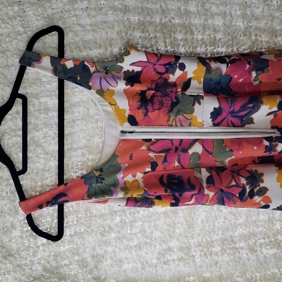 Donna morgan floral aline dress with pockets size 6 - Picture 7 of 13